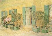 Exterio of a Restaurant at Asnieres (nn04) Vincent Van Gogh